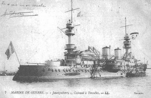 Иллюстрация к книге — Образцовые броненосцы Франции. Часть I. “Жорегибери”. 1891-1934 гг. [img_56.jpg]