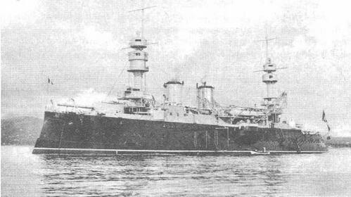 Иллюстрация к книге — Образцовые броненосцы Франции. Часть I. “Жорегибери”. 1891-1934 гг. [img_57.jpg]