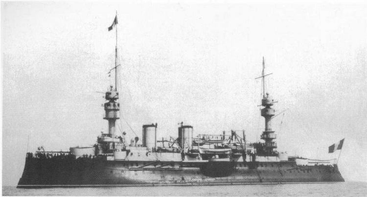 Иллюстрация к книге — Образцовые броненосцы Франции. Часть I. “Жорегибери”. 1891-1934 гг. [img_90.jpg]