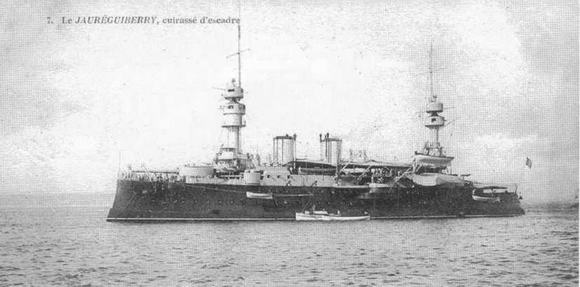 Иллюстрация к книге — Образцовые броненосцы Франции. Часть I. “Жорегибери”. 1891-1934 гг. [img_92.jpg]