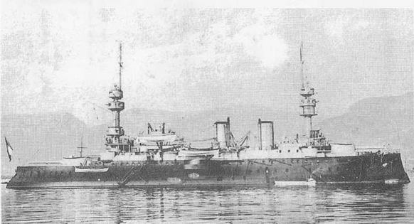 Иллюстрация к книге — Образцовые броненосцы Франции. Часть I. “Жорегибери”. 1891-1934 гг. [img_94.jpg]