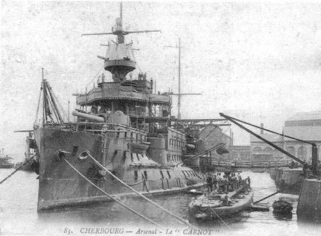 Иллюстрация к книге — Образцовые броненосцы Франции. Часть II. “Карно” (1891-1922) [img_102.jpg]
