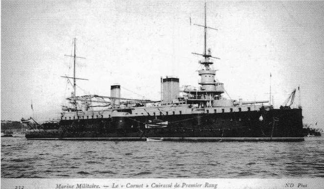 Иллюстрация к книге — Образцовые броненосцы Франции. Часть II. “Карно” (1891-1922) [img_79.jpg]
