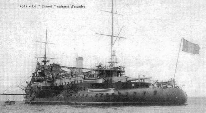 Иллюстрация к книге — Образцовые броненосцы Франции. Часть II. “Карно” (1891-1922) [img_85.jpg]