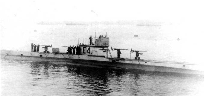 Иллюстрация к книге — Английские подводные лодки типа “Е” в первой мировой войне. 1914-1918 гг. [pic_66.jpg]