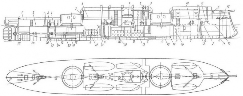 Иллюстрация к книге — Башенные броненосные фрегаты [pic_19.jpg]