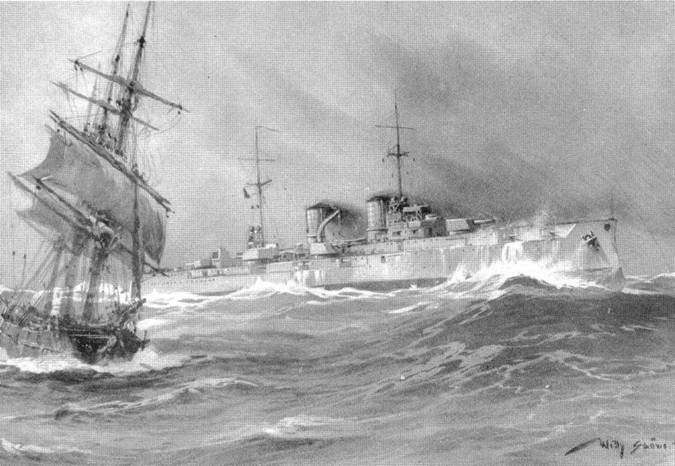 Иллюстрация к книге — Броненосные крейсера “Шарнхорст”, “Гнейзенау” и “Блюхер” (1905-1914) [pic_110.jpg]