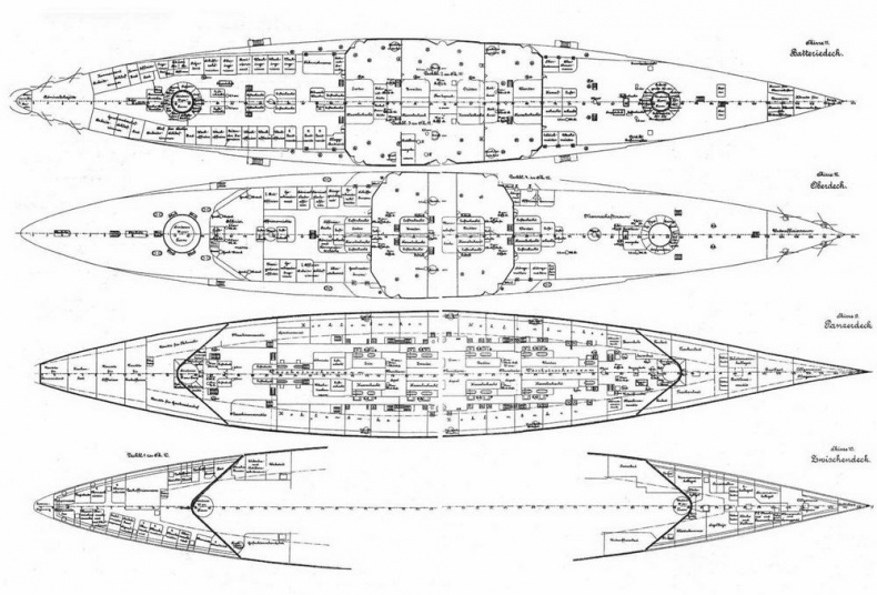Иллюстрация к книге — Броненосные крейсера “Шарнхорст”, “Гнейзенау” и “Блюхер” (1905-1914) [pic_6.jpg]