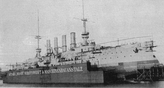 Иллюстрация к книге — Броненосные крейсера “Шарнхорст”, “Гнейзенау” и “Блюхер” (1905-1914) [pic_76.jpg]