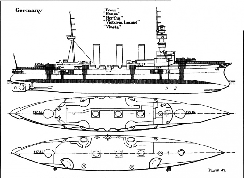 Иллюстрация к книге — Броненосные крейсера Германии. Часть I [i_015.jpg]