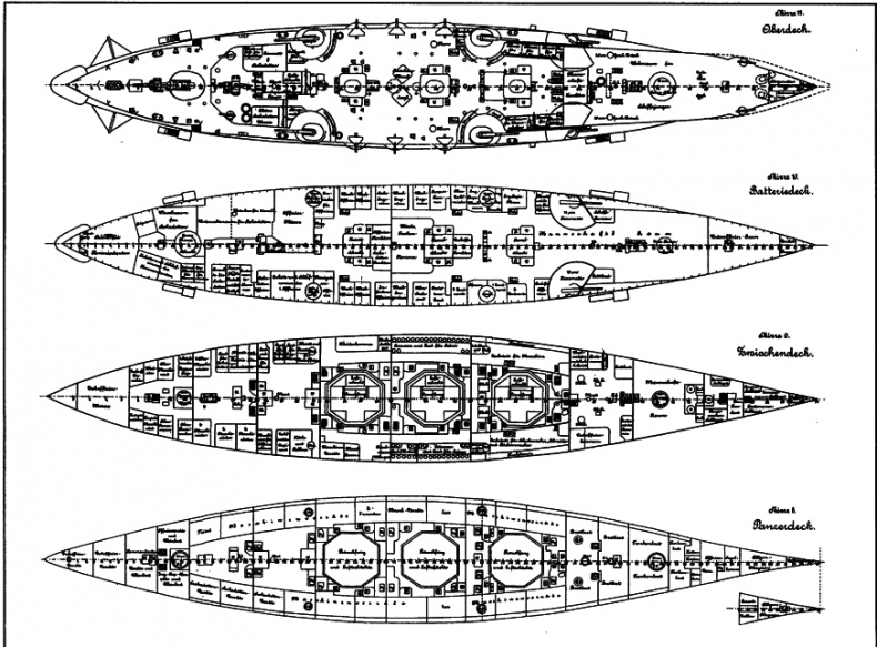 Иллюстрация к книге — Броненосные крейсера Германии. Часть I [i_018.jpg]