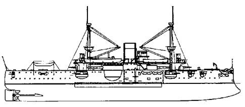 Иллюстрация к книге — Броненосцы Соединенных Штатов Америки &quot;Мэн&quot;, &quot;Техас&quot;, &quot;Индиана&quot;, &quot;Массачусетс&quot;, &quot;Орегон&quot; и &quot;Айова&quot; [pic_14.jpg]