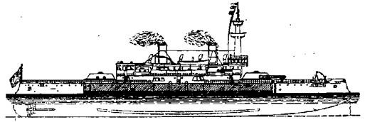 Иллюстрация к книге — Броненосцы Соединенных Штатов Америки &quot;Мэн&quot;, &quot;Техас&quot;, &quot;Индиана&quot;, &quot;Массачусетс&quot;, &quot;Орегон&quot; и &quot;Айова&quot; [pic_19.jpg]