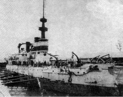 Иллюстрация к книге — Броненосцы Соединенных Штатов Америки &quot;Мэн&quot;, &quot;Техас&quot;, &quot;Индиана&quot;, &quot;Массачусетс&quot;, &quot;Орегон&quot; и &quot;Айова&quot; [pic_46.jpg]