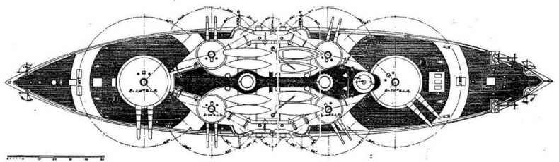 Иллюстрация к книге — Броненосцы Соединенных Штатов Америки &quot;Мэн&quot;, &quot;Техас&quot;, &quot;Индиана&quot;, &quot;Массачусетс&quot;, &quot;Орегон&quot; и &quot;Айова&quot; [pic_50.jpg]