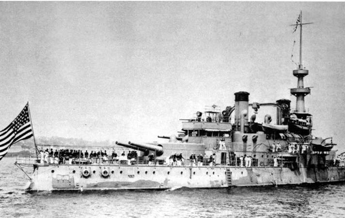 Иллюстрация к книге — Броненосцы Соединенных Штатов Америки &quot;Мэн&quot;, &quot;Техас&quot;, &quot;Индиана&quot;, &quot;Массачусетс&quot;, &quot;Орегон&quot; и &quot;Айова&quot; [pic_82.jpg]