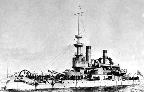 Иллюстрация к книге — Броненосцы Соединенных Штатов Америки &quot;Мэн&quot;, &quot;Техас&quot;, &quot;Индиана&quot;, &quot;Массачусетс&quot;, &quot;Орегон&quot; и &quot;Айова&quot; [pic_86.jpg]