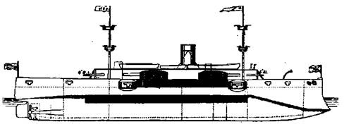 Иллюстрация к книге — Броненосцы Соединенных Штатов Америки &quot;Мэн&quot;, &quot;Техас&quot;, &quot;Индиана&quot;, &quot;Массачусетс&quot;, &quot;Орегон&quot; и &quot;Айова&quot; [pic_9.jpg]