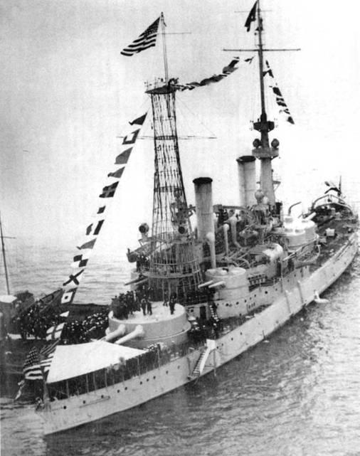 Иллюстрация к книге — Броненосцы Соединенных Штатов Америки &quot;Мэн&quot;, &quot;Техас&quot;, &quot;Индиана&quot;, &quot;Массачусетс&quot;, &quot;Орегон&quot; и &quot;Айова&quot; [pic_94.jpg]