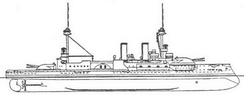 Иллюстрация к книге — Броненосцы типа “Бранденбург” [img_22.jpg]