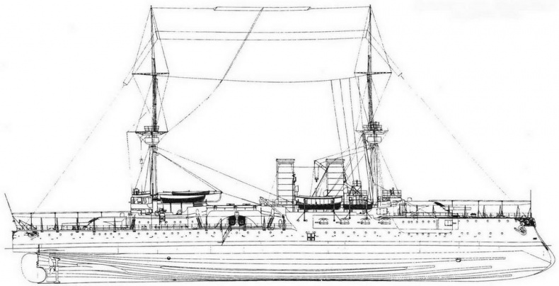 Иллюстрация к книге — Броненосцы типа “Бранденбург” [img_56.jpg]