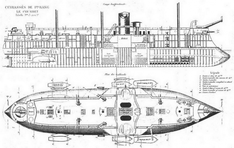 Иллюстрация к книге — Броненосцы типа “Редутабль&quot; (1871-1921) [img_36.jpg]