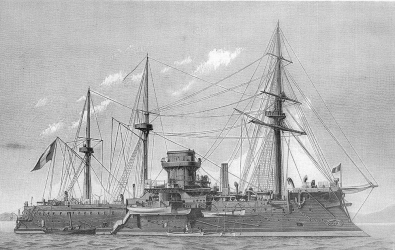 Иллюстрация к книге — Броненосцы типа “Редутабль&quot; (1871-1921) [img_68.jpg]