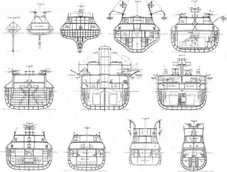 Иллюстрация к книге — Броненосцы типа “Редутабль&quot; (1871-1921) [img_7.jpg]