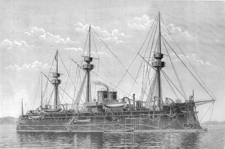 Иллюстрация к книге — Броненосцы типа “Редутабль&quot; (1871-1921) [img_71.jpg]