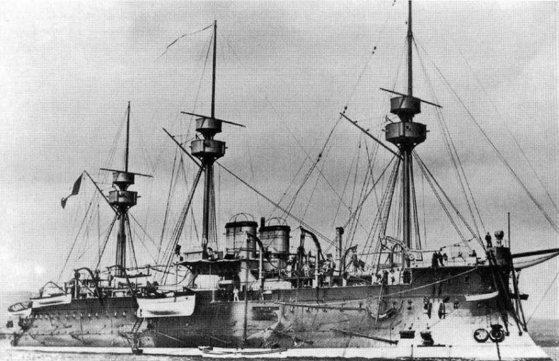 Иллюстрация к книге — Броненосцы типа “Редутабль&quot; (1871-1921) [img_78.jpg]