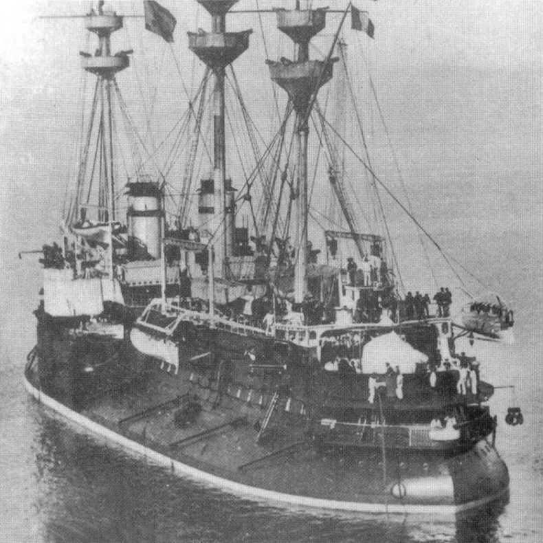 Иллюстрация к книге — Броненосцы типа “Редутабль&quot; (1871-1921) [img_93.jpg]