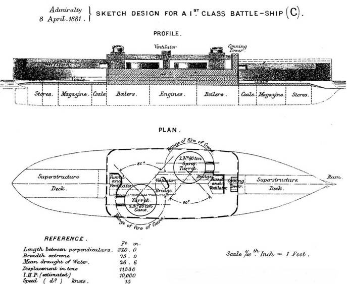 Иллюстрация к книге — Броненосцы типа «Инфлексибл» (1874-1908) [pic_17.jpg]