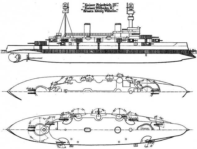 Иллюстрация к книге — Броненосцы типа «Кайзер» [pic_4.jpg]