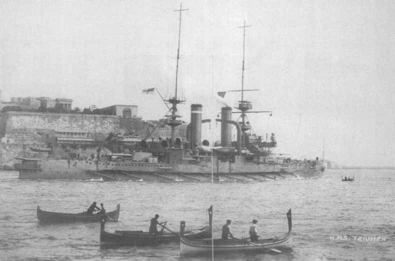 Иллюстрация к книге — Броненосцы типов “Центурион”, “Ринаун” и “Трайомф”. 1890-1920 гг. [pic_110.jpg]