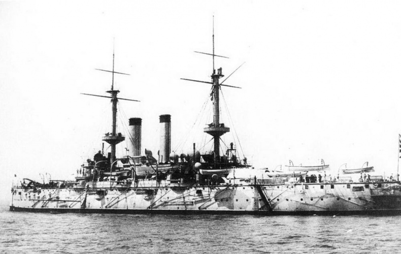 Иллюстрация к книге — Броненосцы Японии. [pic_101.jpg]