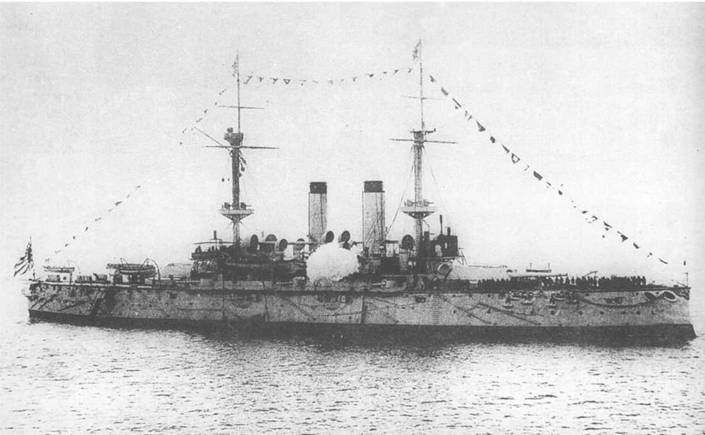 Иллюстрация к книге — Броненосцы Японии. [pic_103.jpg]