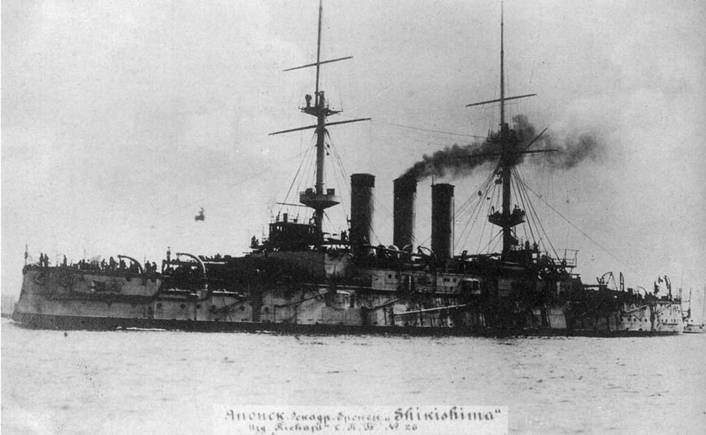 Иллюстрация к книге — Броненосцы Японии. [pic_109.jpg]