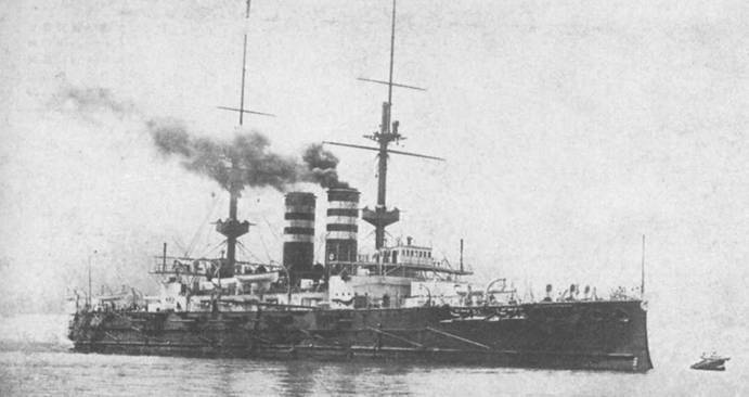 Иллюстрация к книге — Броненосцы Японии. [pic_123.jpg]