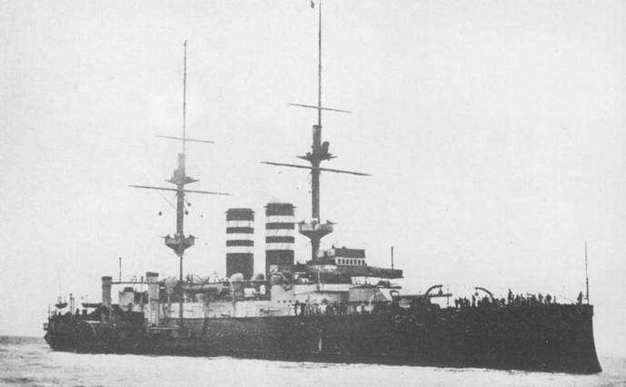 Иллюстрация к книге — Броненосцы Японии. [pic_126.jpg]