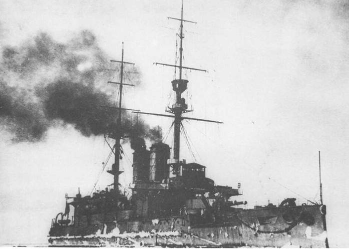 Иллюстрация к книге — Броненосцы Японии. [pic_130.jpg]