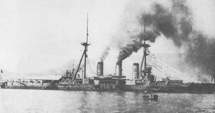 Иллюстрация к книге — Броненосцы Японии. [pic_139.jpg]