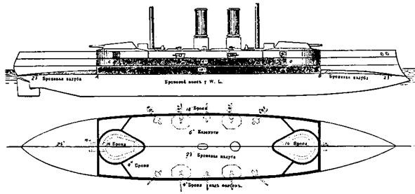 Иллюстрация к книге — Броненосцы Японии. [pic_14.jpg]