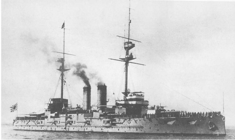 Иллюстрация к книге — Броненосцы Японии. [pic_140.jpg]