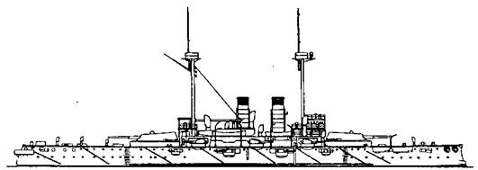 Иллюстрация к книге — Броненосцы Японии. [pic_18.jpg]