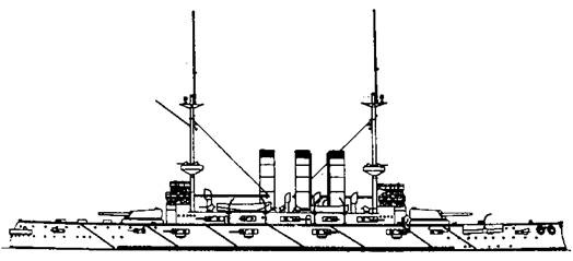 Иллюстрация к книге — Броненосцы Японии. [pic_25.jpg]