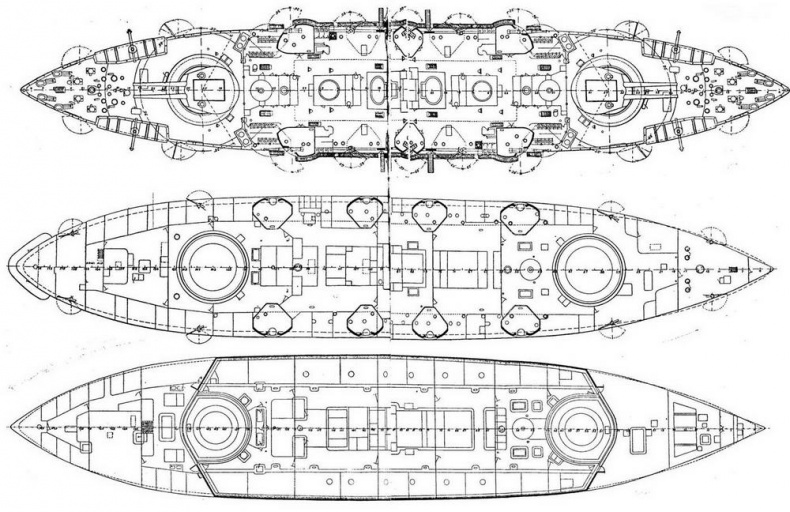 Иллюстрация к книге — Броненосцы Японии. [pic_36.jpg]