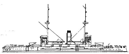 Иллюстрация к книге — Броненосцы Японии. [pic_40.jpg]