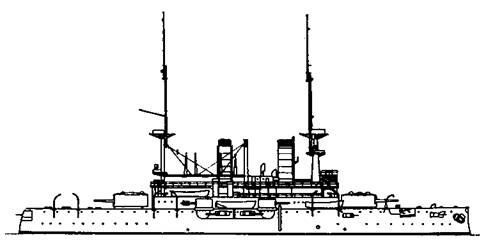 Иллюстрация к книге — Броненосцы Японии. [pic_60.jpg]