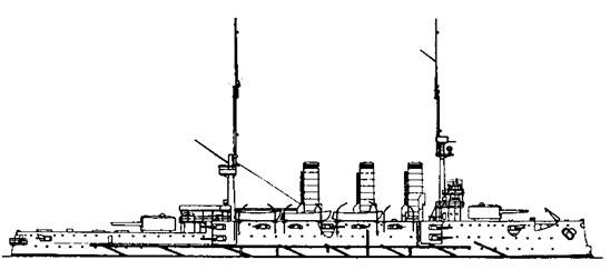 Иллюстрация к книге — Броненосцы Японии. [pic_64.jpg]