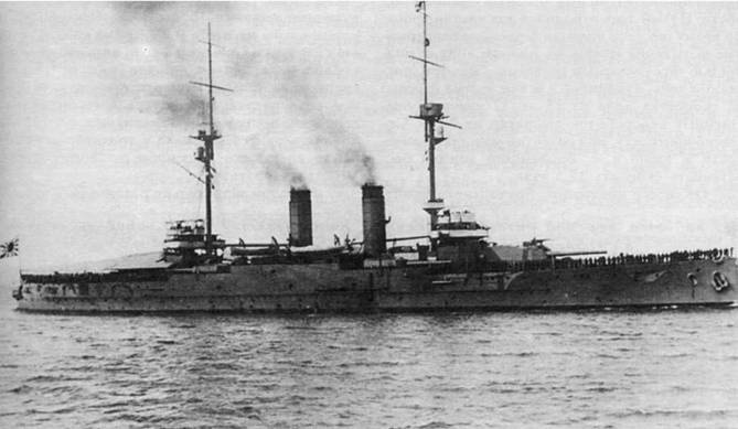 Иллюстрация к книге — Броненосцы Японии. [pic_68.jpg]